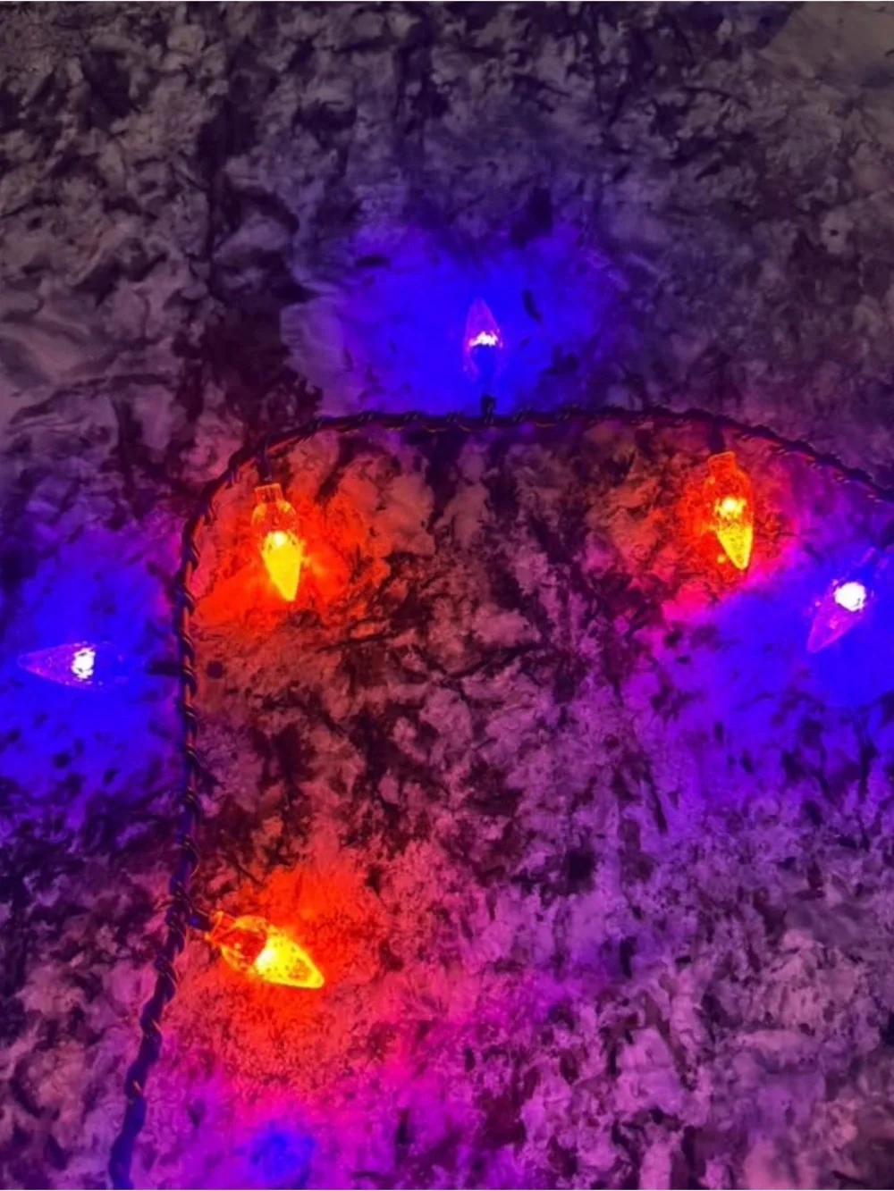 NIB! Halloween light up USB-C Cable - 3ft Purple/Orange